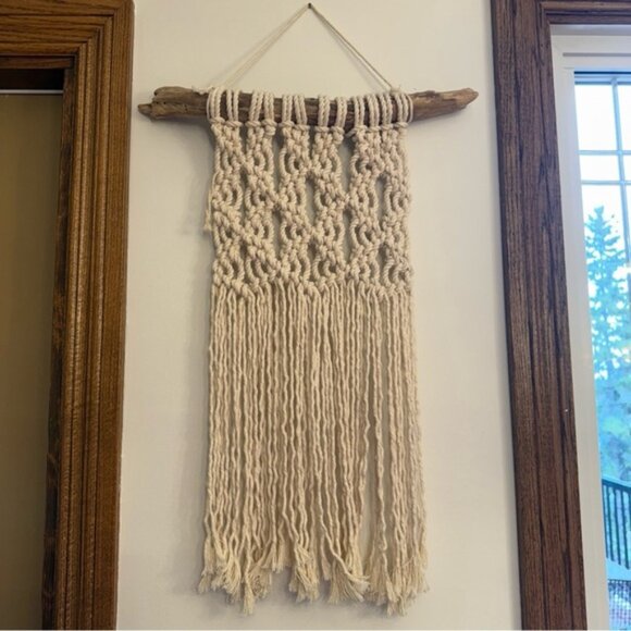 Handmade Macramé Wall Hanging - Picture 6 of 11